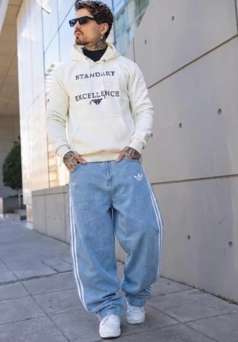 Pantalon Baggy 3 Líneas
