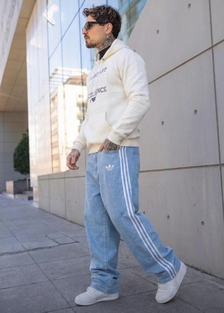 Pantalon Baggy 3 Líneas - Imagen 2