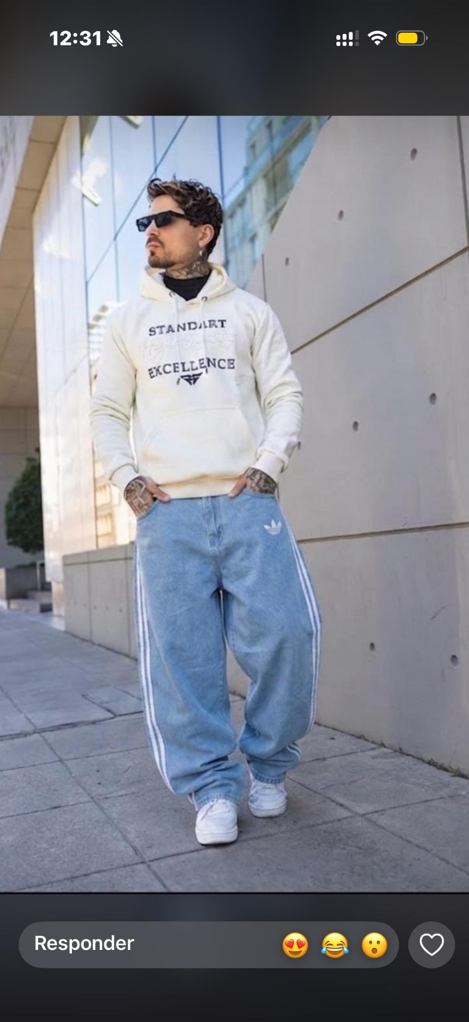 Pantalon Baggy 3 Líneas - Imagen 3