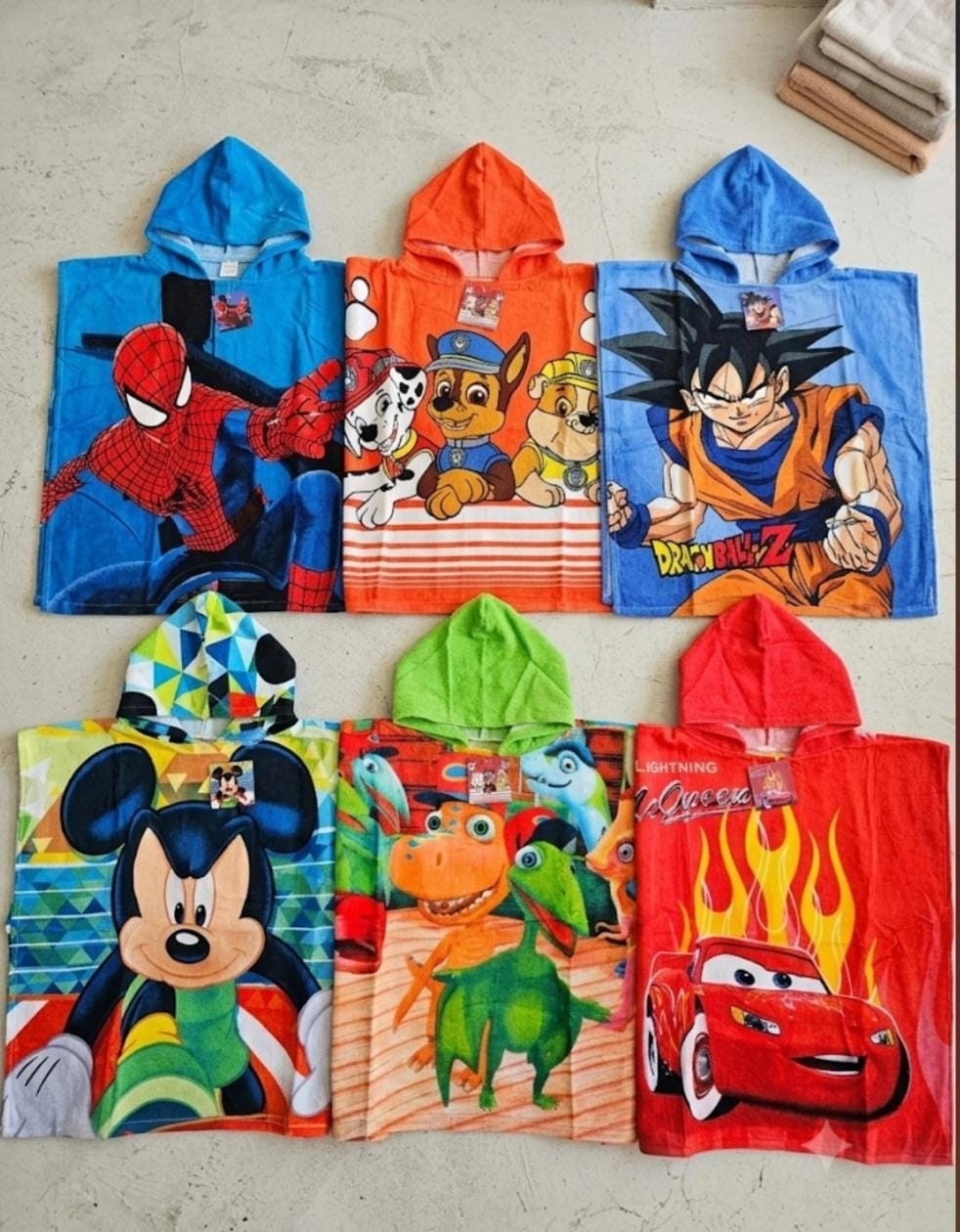 Ponchitos de Niños Algodón Importados - Imagen 3