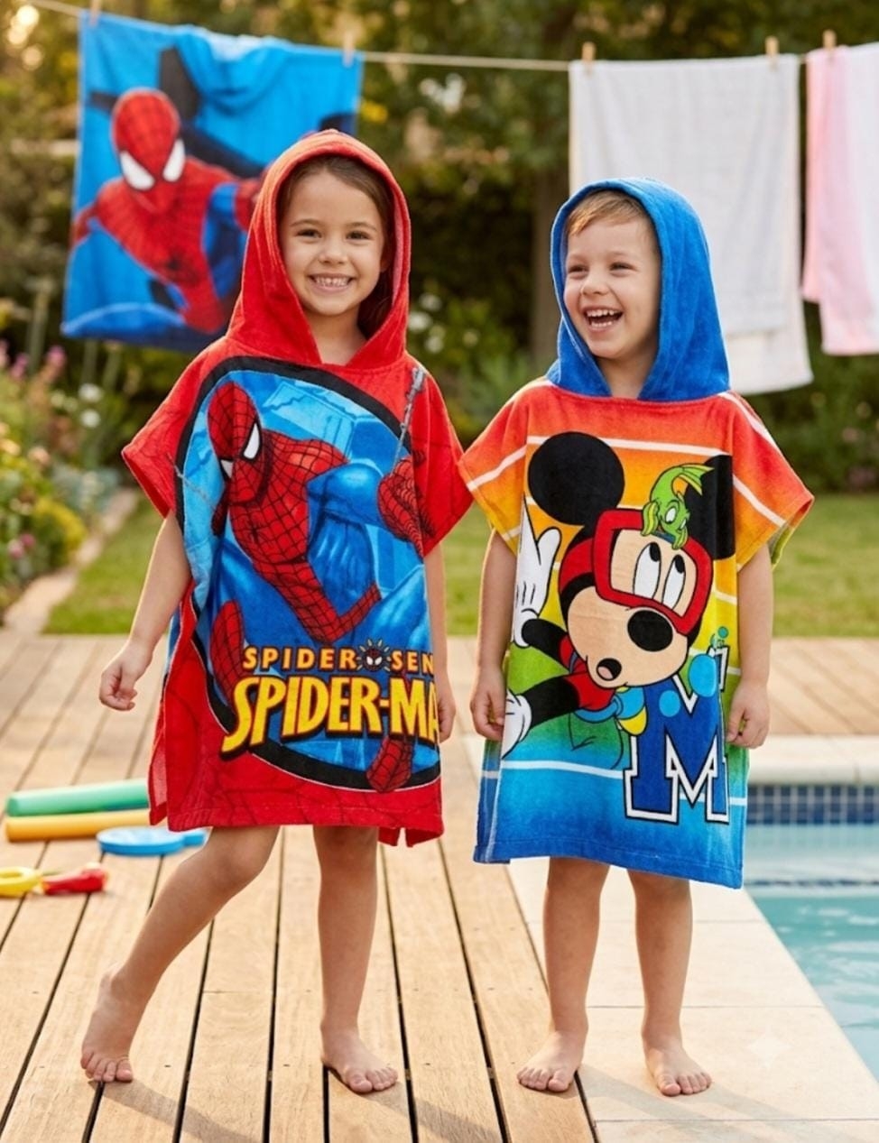 Ponchitos de Niños Algodón Importados - Imagen 4