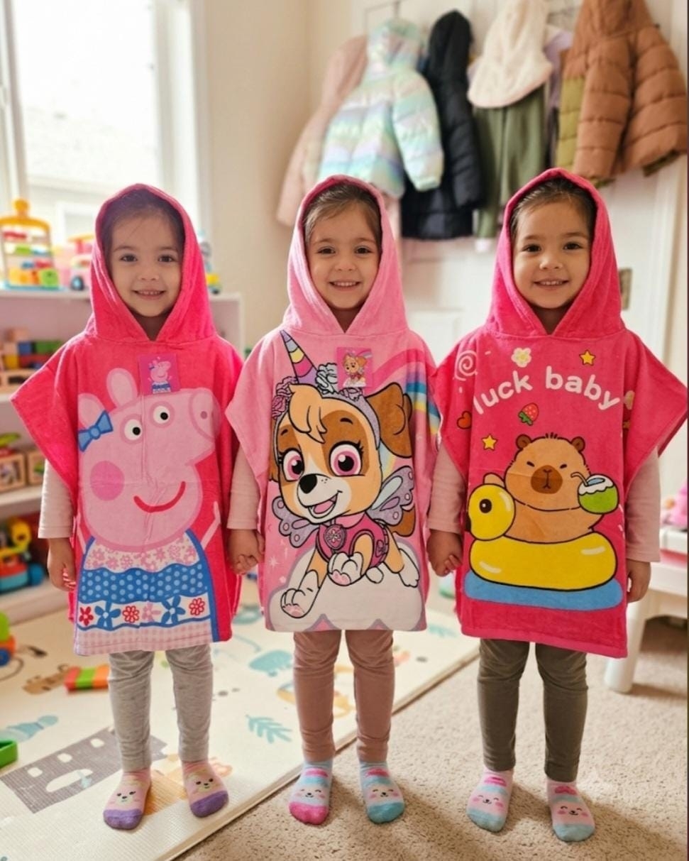 Ponchitos de Niños Algodón Importados - Imagen 6