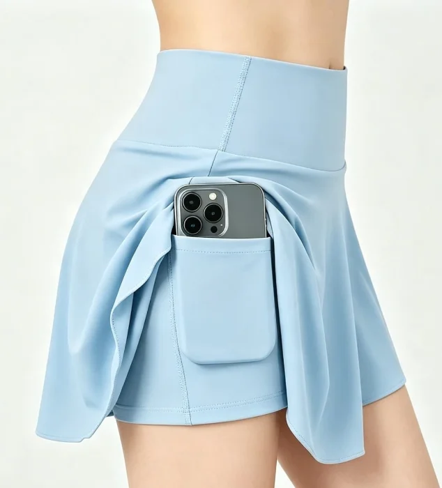 Short Pollera de Lycracon Bolsillo
