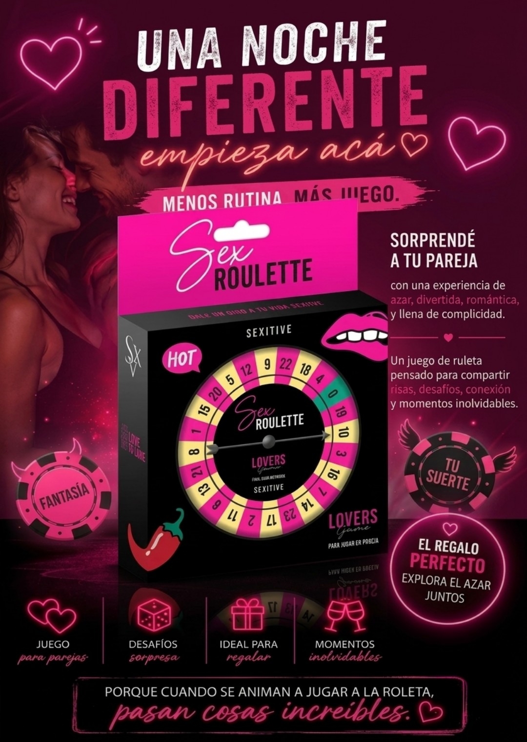 Sex Roulette Party Game (24 Desafío) - Imagen 3