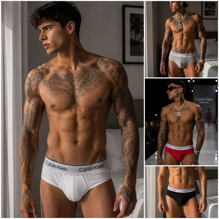 (art: Slckh1) Slip C,k Hombre Algodón