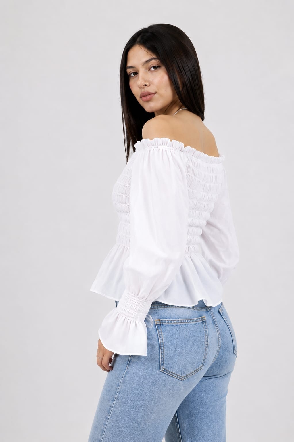 Blusa Frunce M/larga - Imagen 2