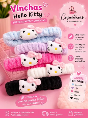 Vincha Hello Kitty