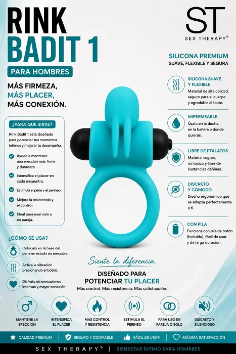 Anillo Vibrador Ring Rabbit 1