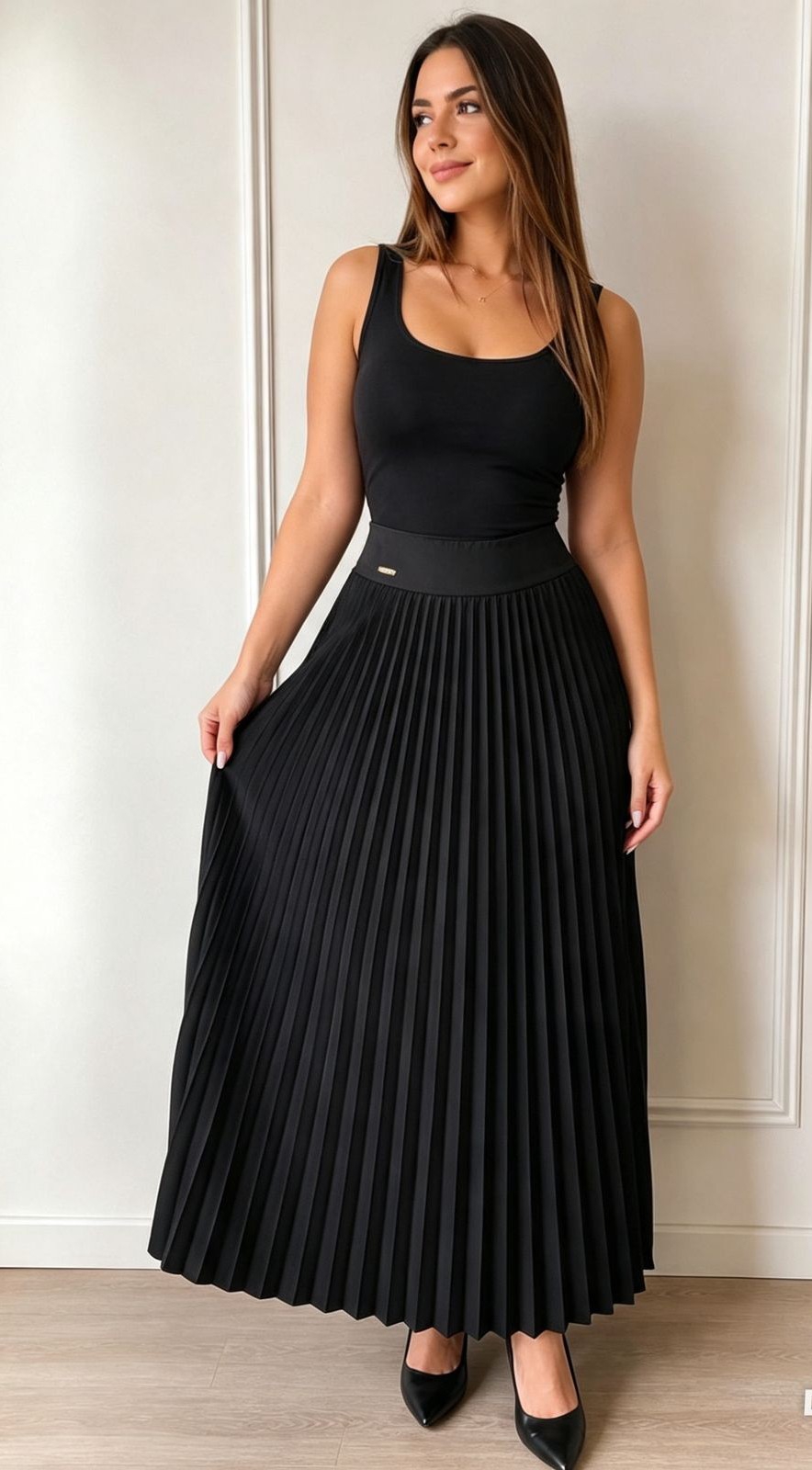 Pollera Raso Talla M /g - Imagen 6