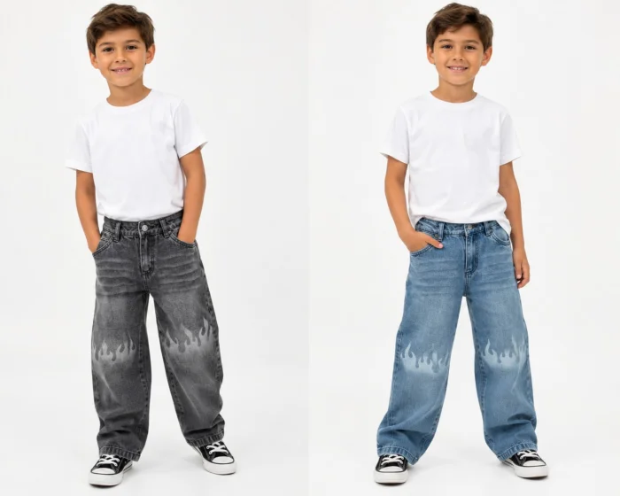 Jeans de Niño Mon con Diseños