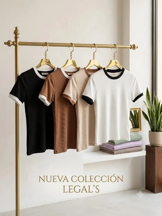 Remeras con Puño Combinado