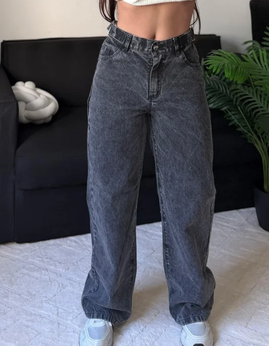 Wideleg Gris con Regulador Ala Cintura