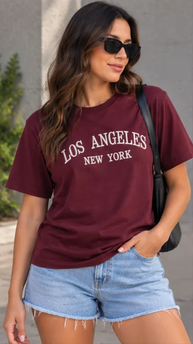 Remera Peinada Bordado