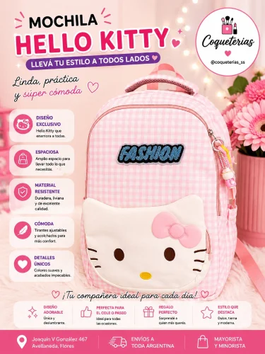 Mochilas Hello Kitty