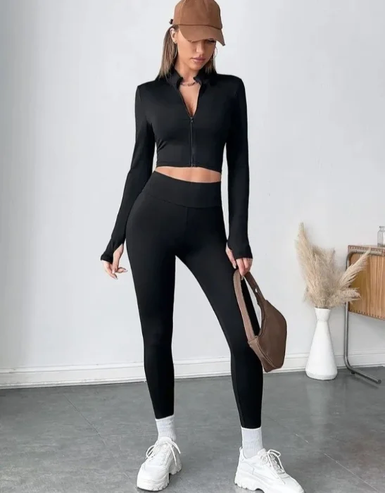 Calza Premiun Negro S/m L/xl Importada