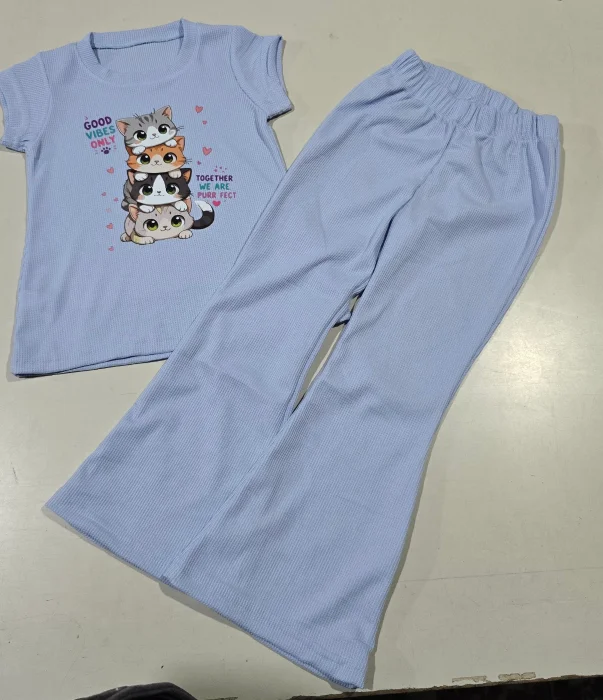 Conjunto Wafle Oxford+remera