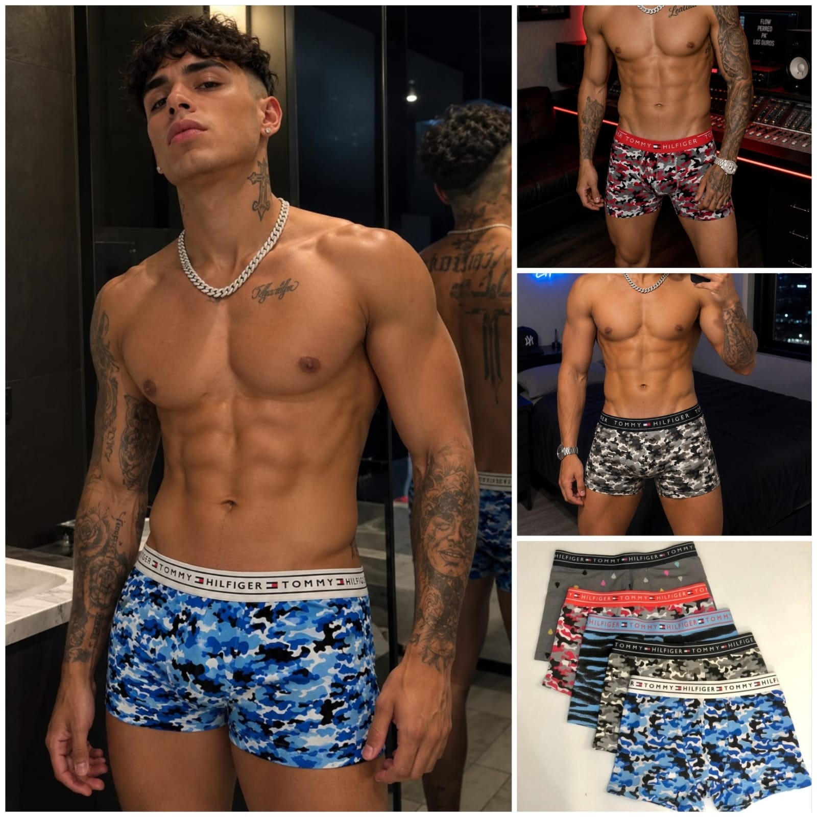 (art:bthh2) Tom,hilfi, Boxer Hombre Estampado - Imagen 3
