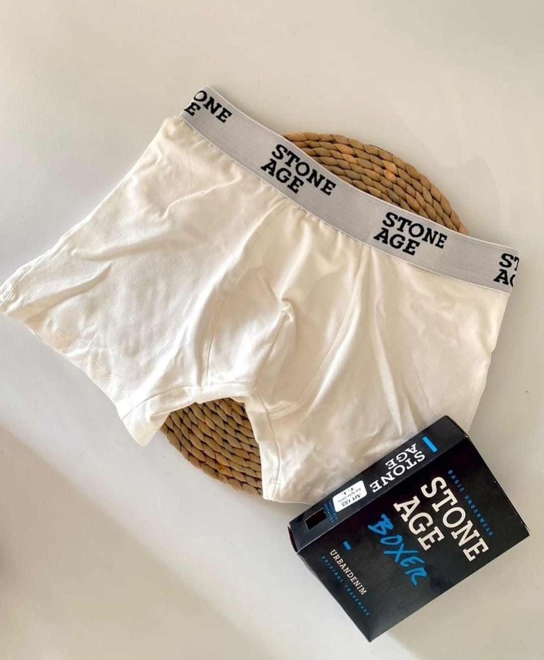 (art:st155e) T/especial Boxer Stoneage Liso Hombre Original - Imagen 8