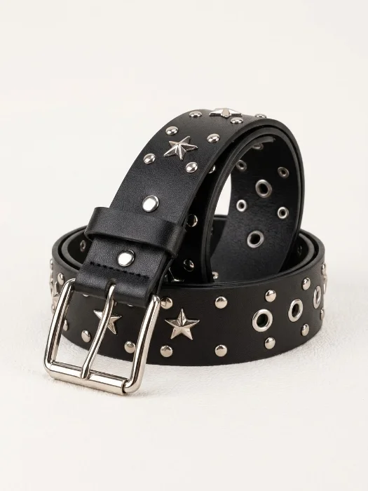 Cinto con Tachas Estrellas
