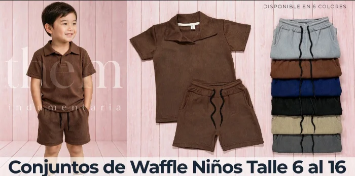 Conjunto de Waffle Niños