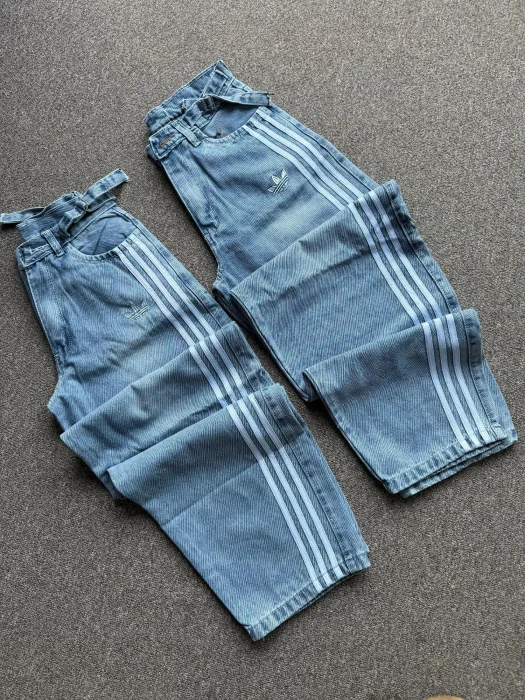 Jeans Baggi Ad Logo Bordado