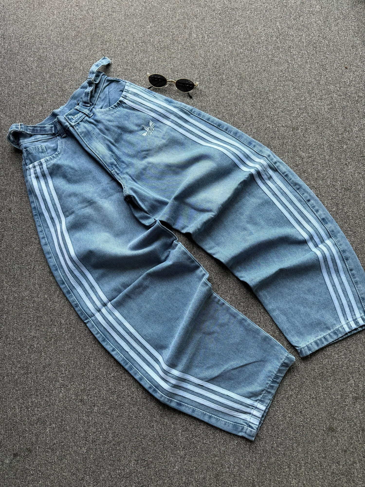 Jeans Baggi Ad Logo Bordado - Imagen 3
