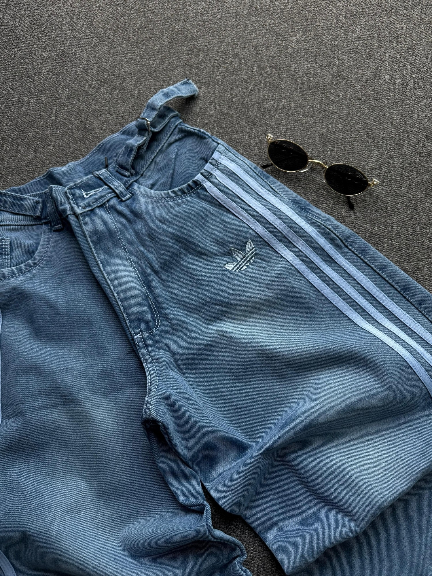 Jeans Baggi Ad Logo Bordado - Imagen 4