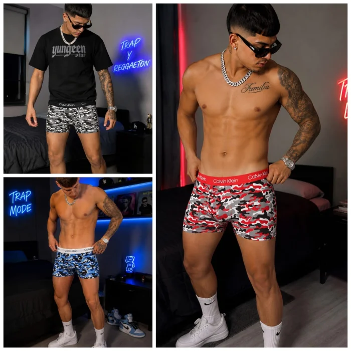 (art:bckh2) Boxer C,k Estampado Hombre