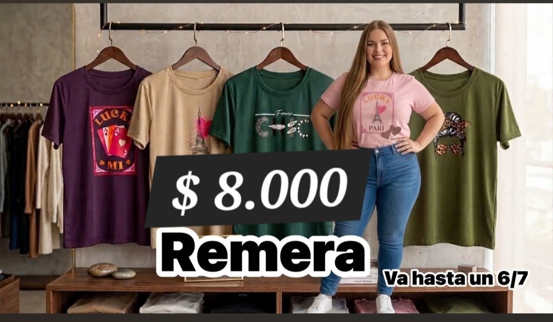 Remera Algodon Talle Especial - Imagen 2