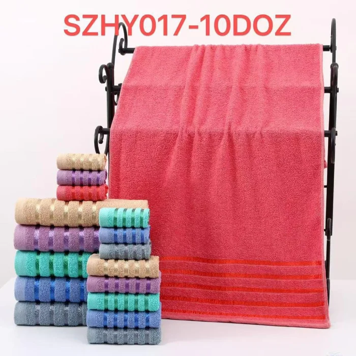 Set X 3 Piezas 
juegos de Toallones Bordados 
100 % Algodón