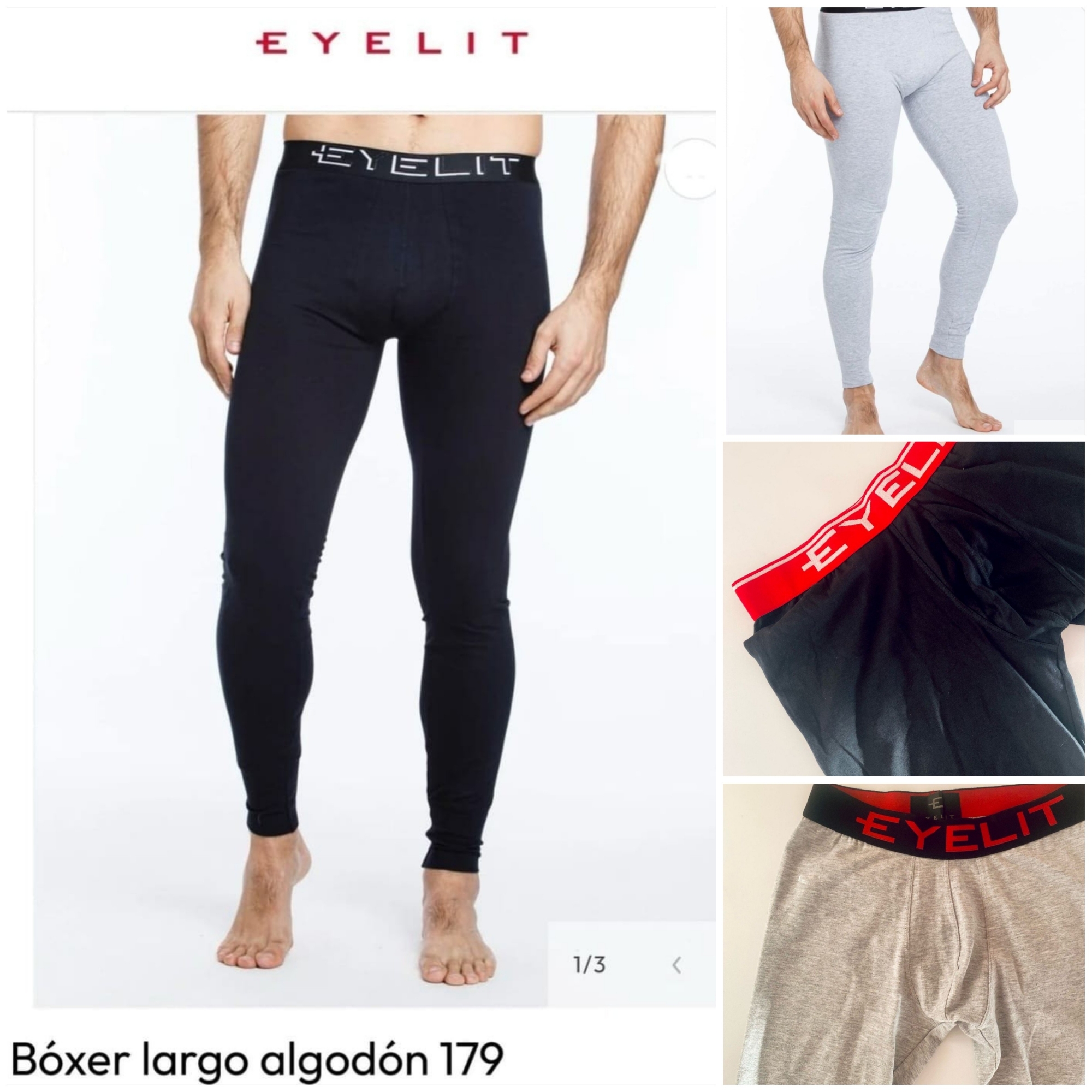 Art:179 Eyelit Boxer Largo Hombre Algodón - Imagen 1