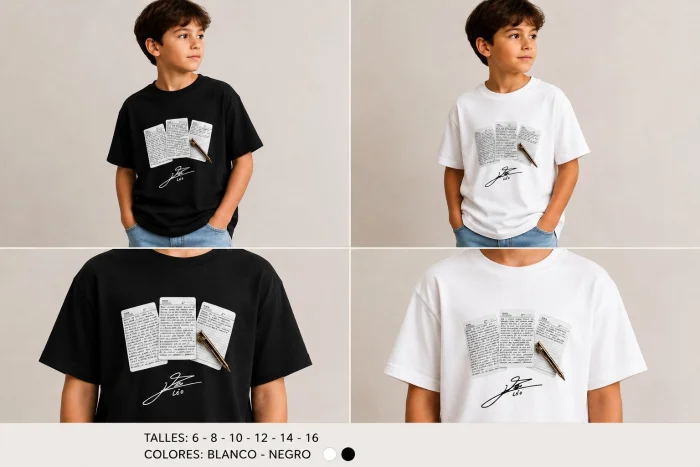 Remera de Nene Carta de Messi