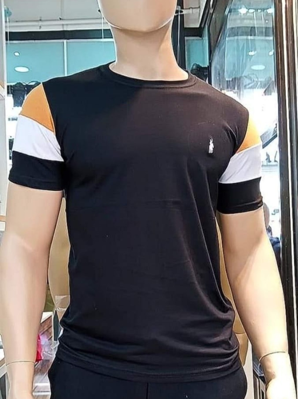 Remera Manga Combinada. - Imagen 3