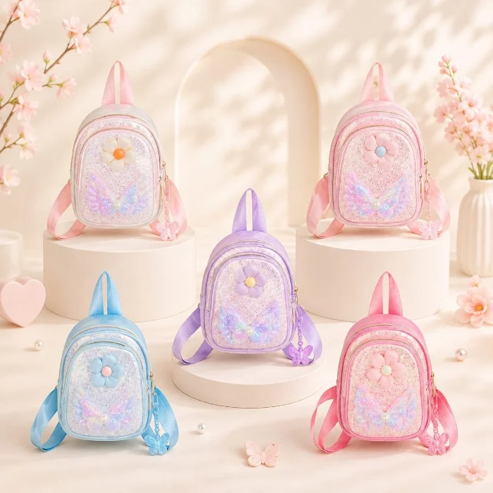 Mini Mochila  para Nenas de Cuero* . 
cuero Pu.
excelente Calidad.