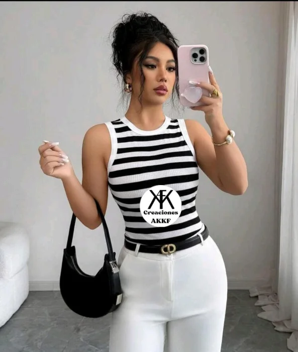 Musculosa Rayada