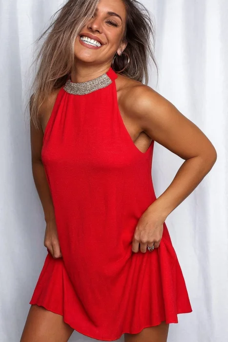 Vestido con Strass