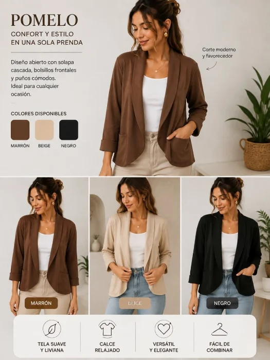 Blazer Sastrero  de Dama