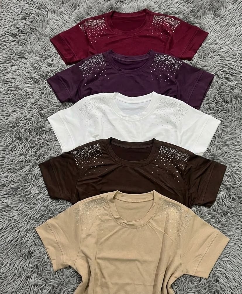 Remera Brillo Stras - Imagen 3