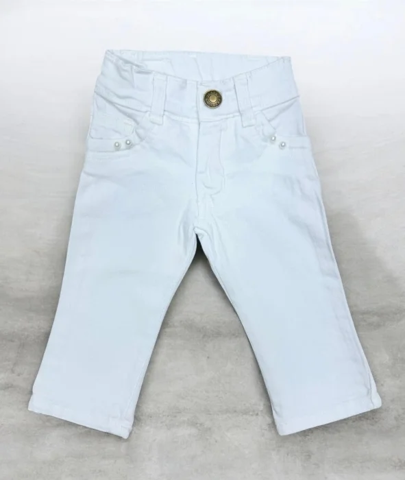Pantalon Beba Gabardina Semi Oxford Elastizado