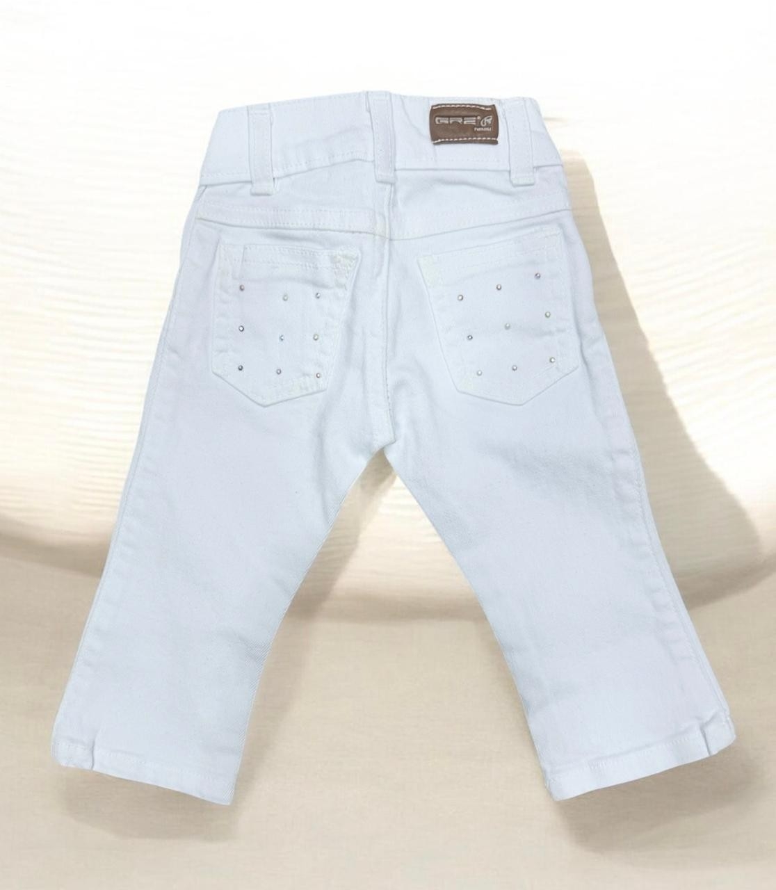 Pantalon Beba Gabardina Semi Oxford Elastizado Brillos - Imagen 2