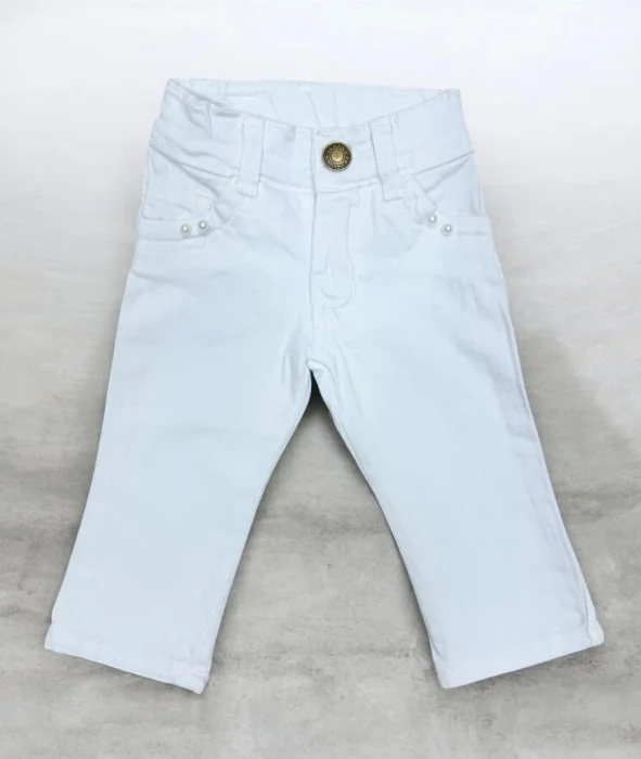 Pantalon Beba Gabardina Semi Oxford Elastizado