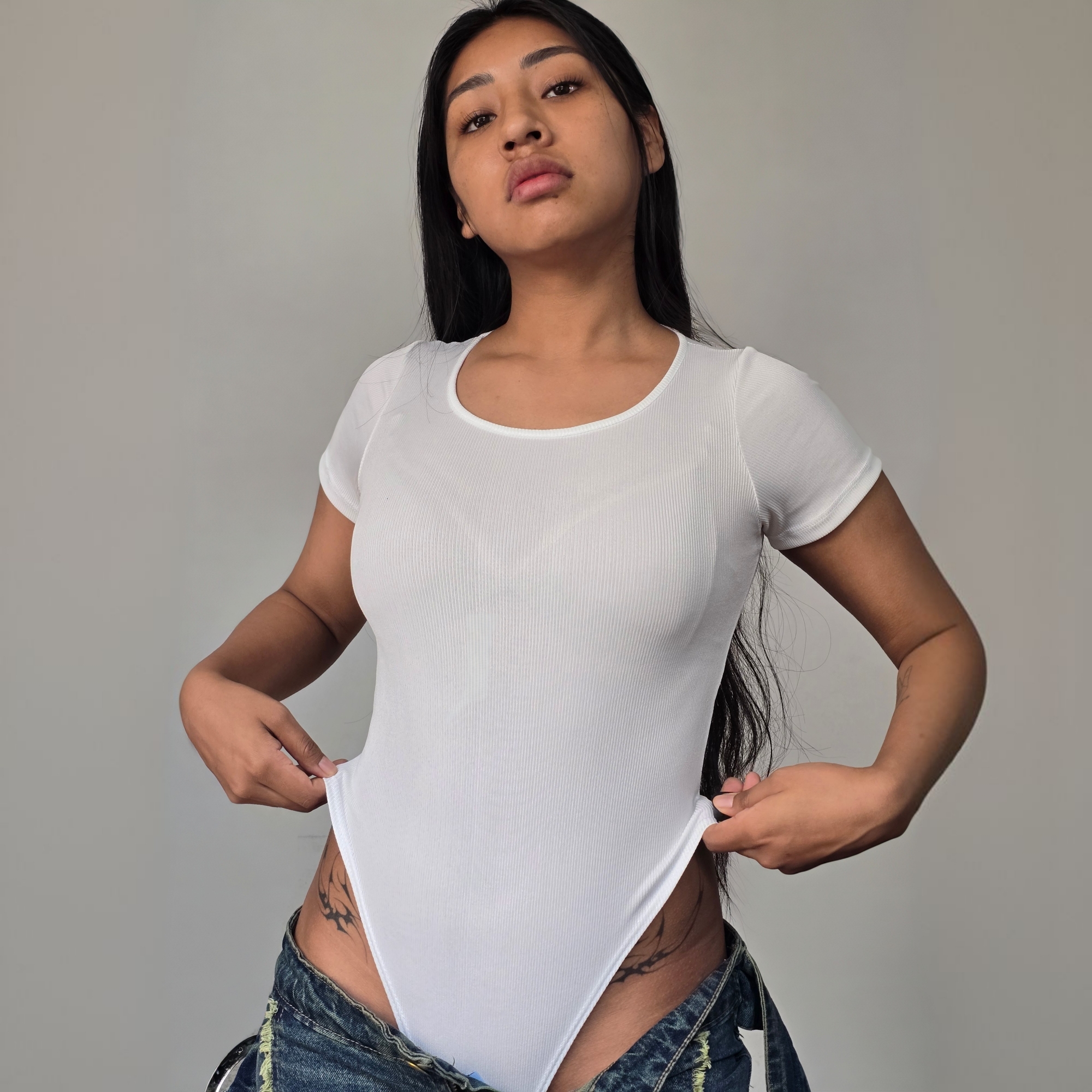 Body Cuello Redondo Mc - Imagen 3