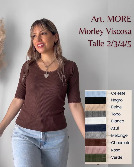 Remera Morley 3/4 Maru