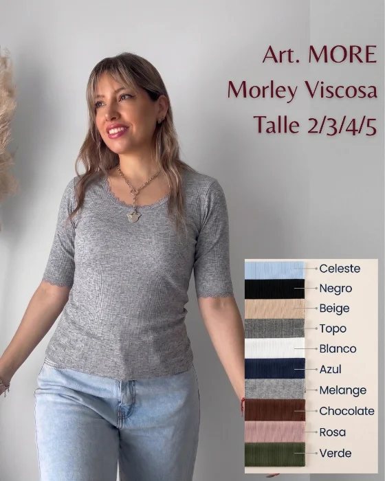 Remera Morley Encaje Maru