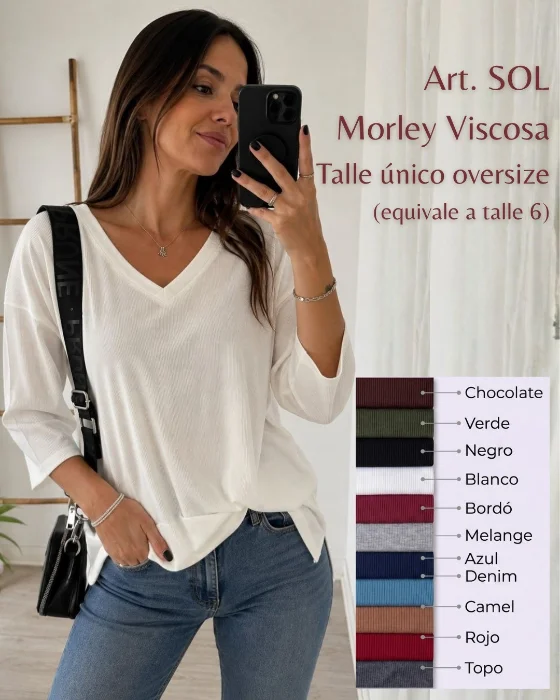 Remera Amplia Morley Sol