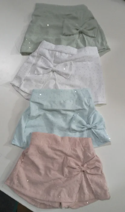 Short Pollera con Piedras