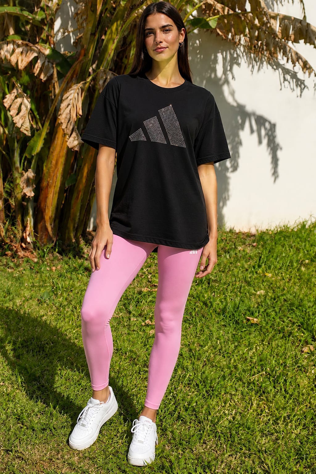 Remera.unisex. Basica Con. Stras. Pum  Adis. Nik - Imagen 6