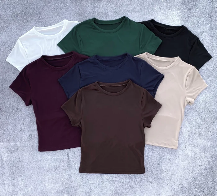 Remera Basica Manga Corta
