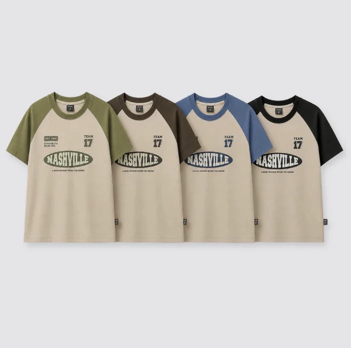 Remera Regular Manga Rangla Nashville