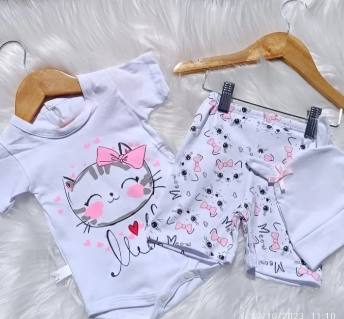 Set 3 Piezas Gatita